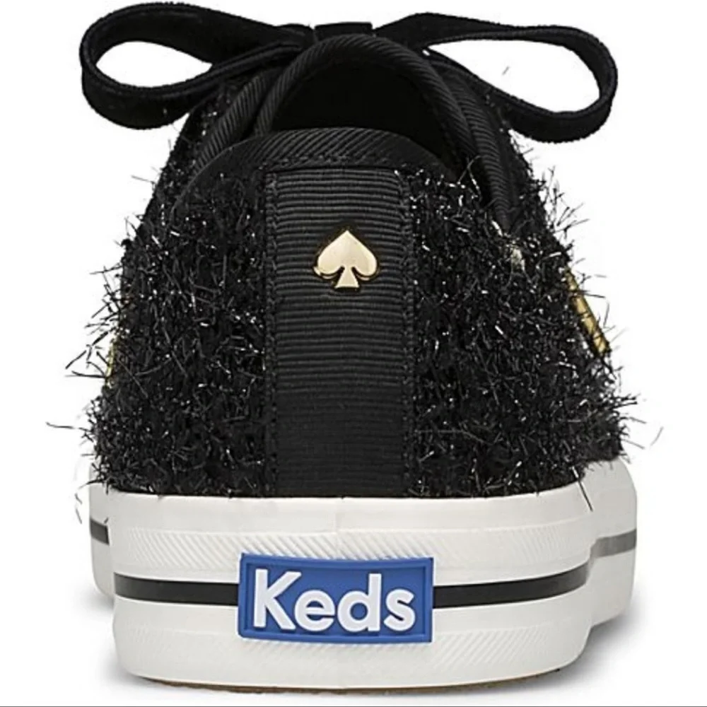 KATE SPADE‎ NY FOR KEDS KICKSTART TINSEL SNEAKERS NEW IN BOX SZ 11M
